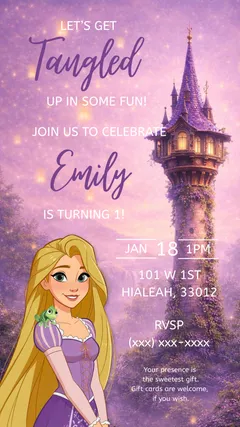 Customized Printed Invitation